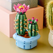 LEGO Botanicals Flowering Cactus Building Toy, Creative Crafting Kit with 482 Pieces, Multicolor, 11509