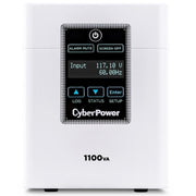 CyberPower Medical Grade Uninterruptible Power Supply, 1100VA/880W, 6 Hospital-Grade Outlets, Line Interactive, Mini-Tower, White, M1100XL