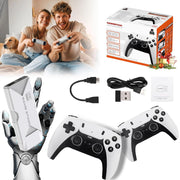 Microea 4K HD HDMI Retro Gaming Stick, Wireless Retro Game Console with 75,000+ Games, 18 Emulators, Dual Wireless Controllers, Supports 23 Languages, 64GB