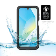 Body Glove 100137301 Tidal Waterproof Phone Case for Samsung Galaxy A16 5G, Black/Clear