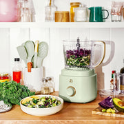 Beautiful 19675 10-Cup Food Processor with 500-Watt Motor, Extra-Wide 3-Inch Feed Tube, Sage Green