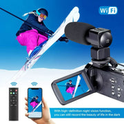 OIEXI 4K Camcorder Vlogging Camera 48MP