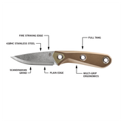 Gerber 31-003714 Principle Fixed-Blade Knife with Sheath