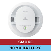 Kidde 20SD10 Photoelectric Smoke Detector Alarm 10-Year Lithium Battery Operated 5-Inch