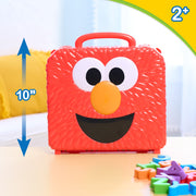 Just Play Sesame Street Elmos Learning Letters ABC Spelling Activity Set with 26 Removable Letters and Molded Plastic Carrying Case, Ages 2+, 57938