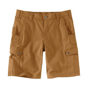 Carhartt Men's Ripstop Cargo Shorts, Relaxed Fit, Rugged Flex Stretch, Cordura Reinforced Pockets, Brown, 11 in Inseam, Size 42, 104727