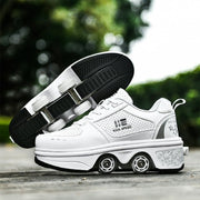 Kofuboke WKWHITE42 Roller Skate Shoes, Size: 10, White