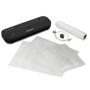 FoodSaver 2174657 Space-Saving Vacuum Sealer with Bags and Roll, Black