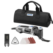 Dremel Multi-Max Oscillating Tool Kit, 3.5 Amp Variable Speed, Corded, Includes 7 Accessories and Storage Bag, Industrial Black, MM35-02