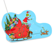 Mr. Christmas Grinch Sleigh Animated Christmas Tree Topper, 21.75 in, Green