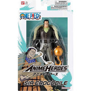 Bandai Anime Heroes One Piece Crocodile 6.5 Inch Action Figure, Multicolor, 37055