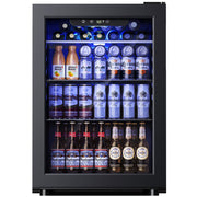 Simzlife Beverage Refrigerator Cooler, 2.6 Cu Ft, 100 Can Capacity, Black, BR-95