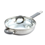 Cook N Home 02410 12 Piece Stainless Steel Cookware Set, Silver