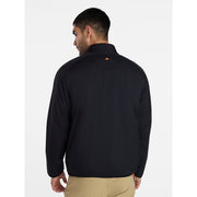 Ozark Trail Men's Light Insulated Nylon Zip Jacket, Wind- and Water-Resistant, Rich Black, Mid-Length, 3XL, Rich Black