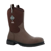 The Original Muck Boot Company Chore Western Alloy Toe Waterproof Work Boots for Men, Brown, Size 13 MCHWM91