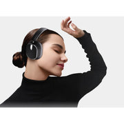IKT H2 -53dB Hybrid Active Noise Cancellation Bluetooth Headphones, Black