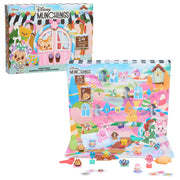 Just Play Disney Munchlings Advent Calendar 2025, Limited Edition, 24 Sweetly Scented Collectible Figures with Color-Changing Feature, Candy-Themed Accessories, Pastel Multicolor