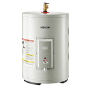 Vevor 12 Gallon Electric Tank Water Heater, 1600W Fast Heating, LED Display, Knob Control, Side Outlet, 120V Storage Design, Gray, FJI-POR-50S2