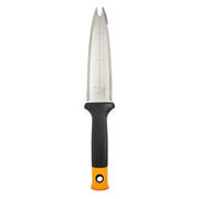 Fiskars Hori Hori Garden Knife, Dual-Edged Stainless Steel Blade, Softgrip Handle, Hard Plastic Sheath, 340130-1001
