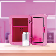 Hello Kitty Mini Fridge, Thermoelectric Cooler, Pink, 4 Liter, 6 Can Capacity, Model 19271
