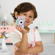 Vivitar 44379A-RNBW Kidzcam Camera for Kids, Rainbow Camera with 1080p Video and Games, Purple