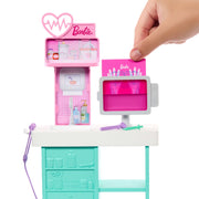 Barbie JCK49 World Day at the Doctor Toy Playset with Medical Station