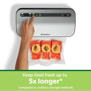 FoodSaver Preserve Vacuum Sealer, Special Value 14-Piece Starter Kit with Vacuum Seal Roll and Bags - Material: Plastic