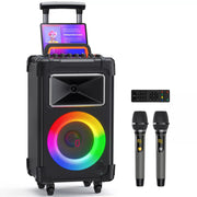 JYX AN20 Karaoke Machine Large Loud Party Audio Bluetooth Speaker Black