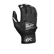 Rawlings Youth Clout Baseball Batting Gloves, Black/Black, X-Large, R00703864