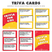 ASM Holdings Who Knows More Kids or Adults Trivia Game, Family Game Night, Ages 8 and Up, Multicolor, BOIBOOST02