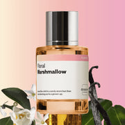 Dossier 94785534 Floral Marshmallow Eau de Parfum, Unisex Fragrance, Sweet Floral Scent with Orange Blossom and Marshmallow, 1.7 fl oz Spray
