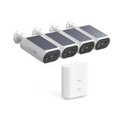 AOSU C8E0.WAUS04000 2K Home Security Cameras System with Spotlights & Siren, 4 Cam-Kit