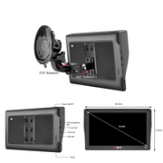 XGODY Bluetooth Truck GPS 9 Big Screen GPS Navigation for Car with Voice Command,3D & 2D Maps,Free L