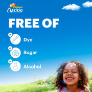 Claritin Children's Loratadine Allergy Relief Chewable Tablets, 24 Hour Non-Drowsy, Grape Flavor, 60 Count, 8519