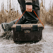 YETI LoadOut GoBox 30 Dry Box, Waterproof, Dustproof, Durable Defender Material, Wetlands Brown, 20.4x14.8x11.3 in, 12.1 lb, 26010000694