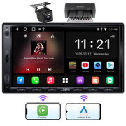 ATOTO A5LWG2B7TM Double Din Car Stereo with 7-Inch Touchscreen, Backup Camera, Bluetooth OBDII, Wireless CarPlay, Android Auto, GPS Navigation, Mirror Link, FM/AM Radio, 2GB RAM, 32GB Storage