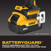 DEWALT 20V MAX XR 1/2 in High Torque Cordless Impact Wrench, Brushless Motor, 4-Speed Control, Precision Wrench, LED Work Light, Tool Only, DCF900B