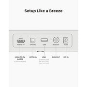 Ultimea Skywave F40 Boom SE 5.1.2 Channel Sound Bar with Dolby Atmos, 460W Peak Power, Black