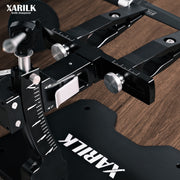 XARILK GEN3 Guided Knife Sharpener Kit, Aluminium Alloy, 3 Diamond Grit Plates 320#, 800#, 2000#, for Hunting and Kitchen Knives