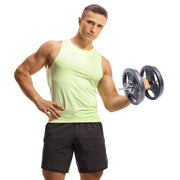 Athletic Works SP50S 50LB Cast Iron Standard Weight Plate Set, 2x25LB,1-inch Holes Fit Standard Sized Bar