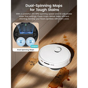 Lefant M3L Robot Vacuum and Mop, 12000Pa Suction, All-in-One Base Station