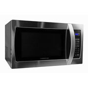 Pro 1.3 cu. ft. 1000-Watt Countertop Microwave Oven in Stainless Steel/Black