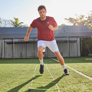 Fit For Life Reebok Delta Agility Kit, Speed Parachute, 20-Foot Agility Ladder, 12 Cones, 6 Hurdles, Jump Rope, Exercise Guide, Portable Mesh Bag
