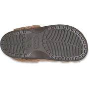 Crocs Classic Unfurgettable Clog, Slip-On Faux Fur Upper, Milk Chocolate, Size 8 Women/6 Men, 211116-2JJ