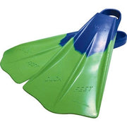 Voit Duck Feet Swim Fins, Dual-Density Rubber Full Foot Design, Blue, Medium 7-8