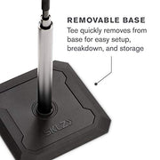 SKLZ 512 Pro Elite Adjustable Height Baseball and Softball Batting Tee for Hitting Accuracy and Swing Development