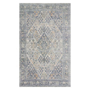 At Home Honeybloom Penelope Grey Diamond Distressed Look Area Rug, 8x10, Polyester