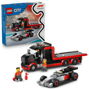 LEGO City F1 Display Truck with Audi F1 Race Car Building Set, 508 Pieces, Ages 7+, 6585638