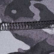 Under Armour Womens Motion Print Ankle Leggings, Breathable Polyester-Elastane, 4-Way Stretch, Black/Titan Gray/White, Small, Regular Inseam, 1373927-005