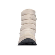 Columbia Women's Snowtrot Mid Snow Boots, Omni-Heat Insulated, Waterproof, Adapt Trax Outsole, Soft Taupe/Shark, Size 11, 207511